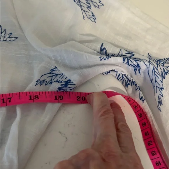 Tommy Bahama Blue Island Palm Tree Cover-Up – Size Large – Tropical Resort Style - Picture 7 of 9